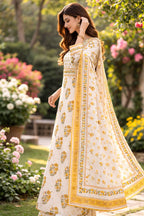 Floral Cotton Kurta Set with Dupatta